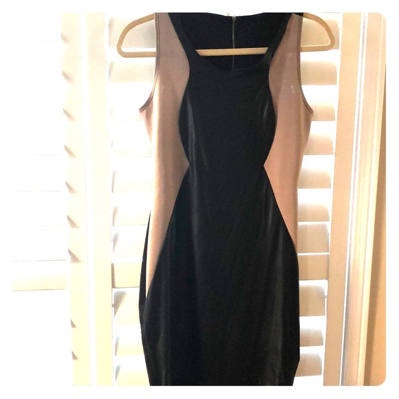 Black & Tan Dress - Picture 1 of 2